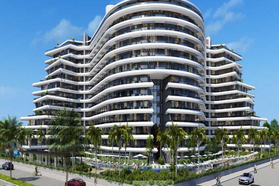Apartments for sale in a new complex in Antalya